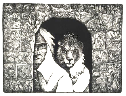 Koos lõviga / With a lion